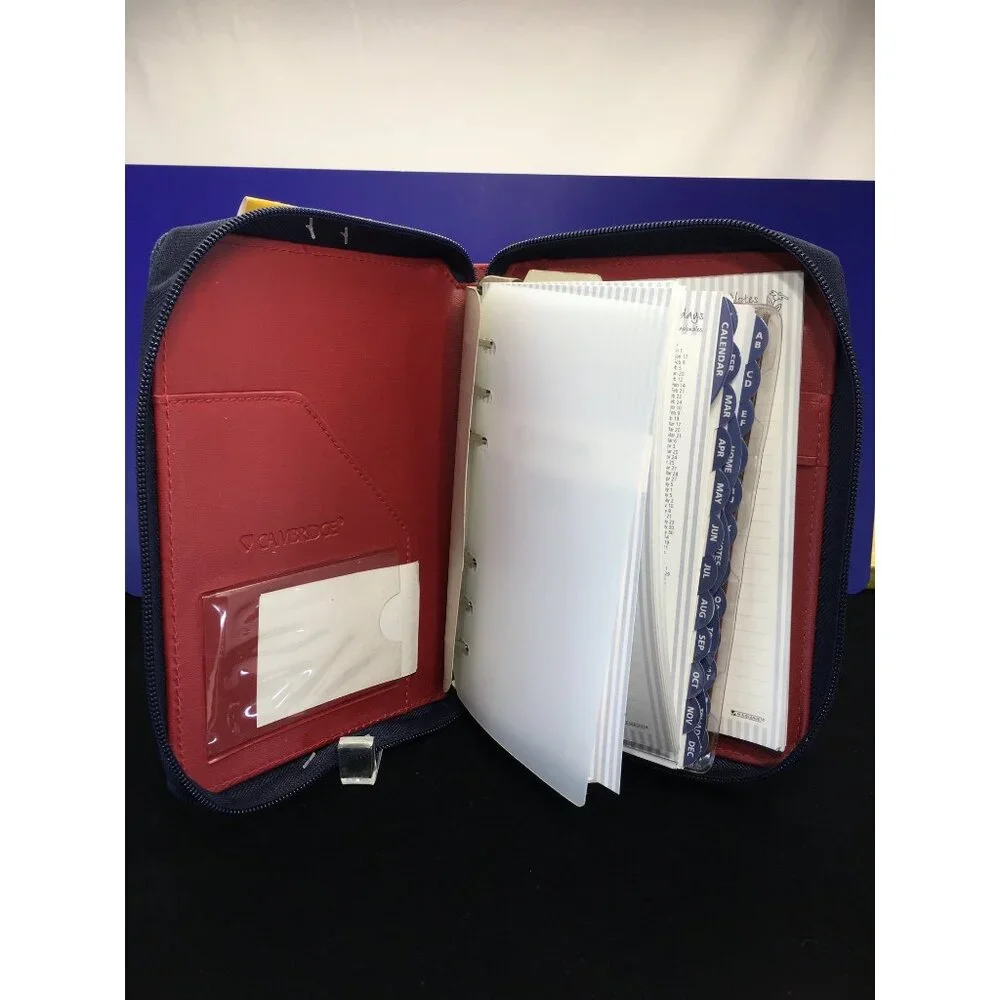 Cambridge Organizer Agenda w/ Removable Wallet Undated Monthly Calendar NEW